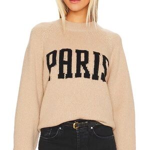 Anine Bing Beige Paris Sweater
